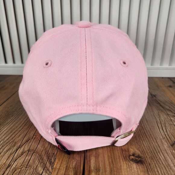VTG Boston Red Sox Twins Enterprise Strapback Hat Cap Pink Classic MLB Baseball - Picture 5 of 11